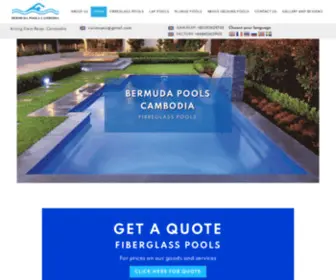 Bermudapoolscambodia.com(Concrete Pool Builder & Equipment In Phnom Penh & Krong Siem Reap) Screenshot