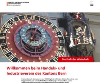 Bern-CCI.ch(Willkommen beim Handels) Screenshot