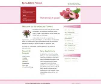 Bernadettesflowers.com(Bernadette's Flowers) Screenshot