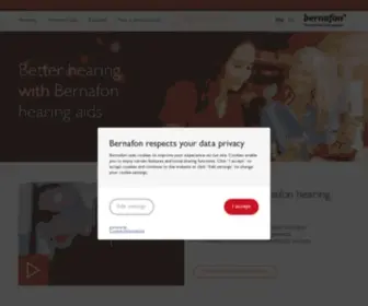 Bernafon.ca(Hearing aid users) Screenshot