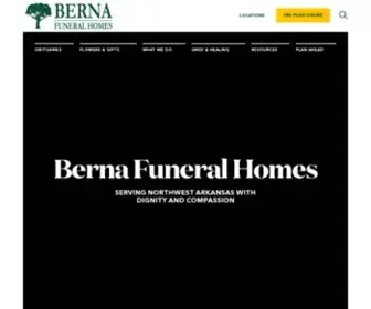 Bernafuneralhomes.com(Berna Funeral Homes) Screenshot