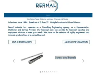 Bernalindustrialinc.com(About Us) Screenshot