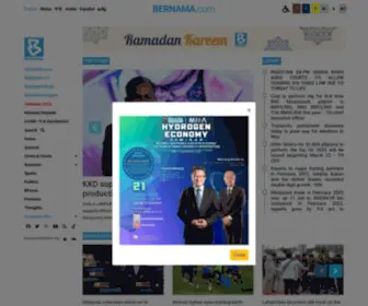 Bernama.com(Malaysian National News Agency) Screenshot