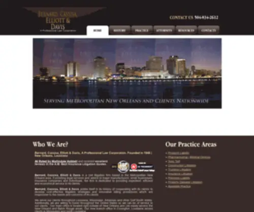 Bernard-Cassisa.com(Defense Litigation Attorneys) Screenshot