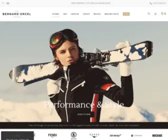 Bernard-Orcel.com(Marques prestigieuses de Ski) Screenshot