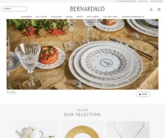 Bernardaud.com(Bernardaud site officiel) Screenshot