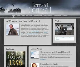 Bernardcornwell.net(Bernard Cornwell) Screenshot