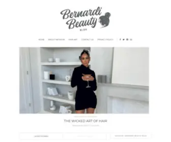 Bernardibeautyblog.com(Bernardi Beauty Blog) Screenshot