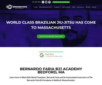 Bernardofariaacademy.com(Brazilian Jiu jitsu Academy Boston) Screenshot