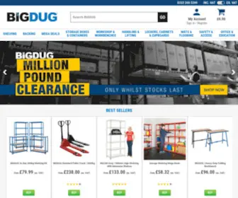 Bernardsbins.co.uk(Incredible Deals On Shelving & Racking from the UK) Screenshot