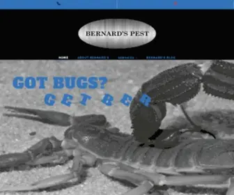 Bernardspest.com(Bernard's Pest) Screenshot