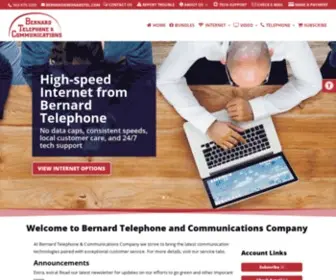 Bernardtelephone.com(Bernard Telephone & Communications) Screenshot