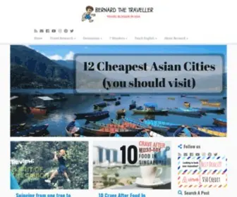Bernardthetraveller.com(Travel Blogger in Asia) Screenshot