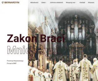 Bernardyni.com(Zakon Braci Mniejszych) Screenshot