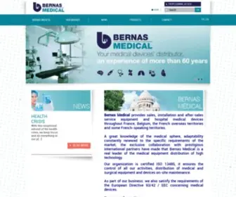 Bernas-Medical.com(Bernas Medical) Screenshot