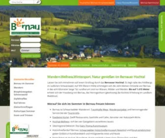 Bernau-SChwarzwald.de(Wiesen, Wälder, Weiden) Screenshot