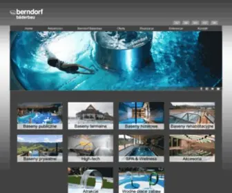 Berndorf.pl(Berndorf Producent basenów ze stali nierdzewnej) Screenshot