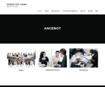 Berndruf.com(Management Consulting) Screenshot