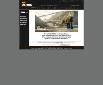 Berneapparel.com(Berne Apparel) Screenshot