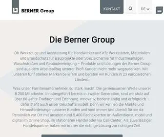 Berner-Group.com(Werkzeuge und Ausstattungen für Handwerker & Werkstätten) Screenshot