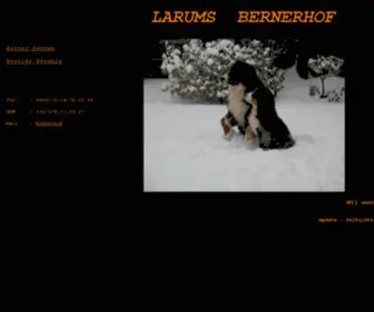 Berner-Sennen.com(Berner sennen van het LARUMS BERNERHOF) Screenshot