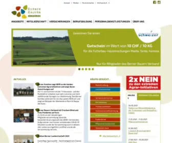 Bernerbauern.ch(Für eine Berner Landwirtschaft mit Zukunftsperspektiven) Screenshot