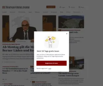 Berneroberlaender.ch(News Front) Screenshot