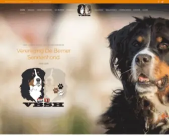 Bernersennen.nl(Vereniging De Berner Sennenhond) Screenshot