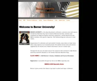 Berneru.org(Berner University Home) Screenshot