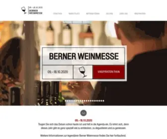 Bernerweinmesse.ch(Berner Weinmesse) Screenshot