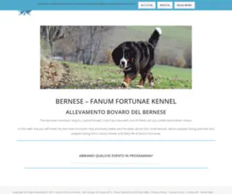 Bernese-Fanumfortunae.com(Bernese Fanumfortunae) Screenshot