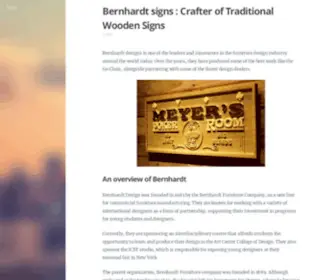 Bernhardtsigns.ca(Bernhardt Sign Co) Screenshot