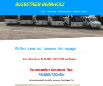 Bernholz-Bus.de(Willkommen auf unserer) Screenshot