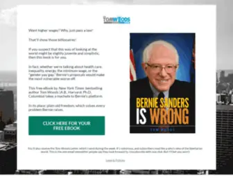 Bernieiswrong.com(Bernie sanders) Screenshot