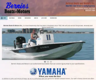 Berniesboats.com(Bernies boats and outboard motors sales) Screenshot