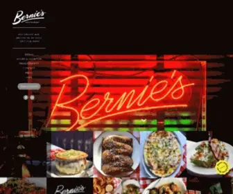 Berniesnyc.com(Bernie's Restaurant) Screenshot