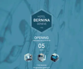 Bernina-Geneve.ch(Hotel Bernina Geneva) Screenshot