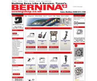 Berninasewingshop.com(Bernina Embroidery & Sewing Machines) Screenshot