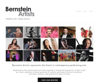 Bernsarts.com(Bernstein Artists) Screenshot