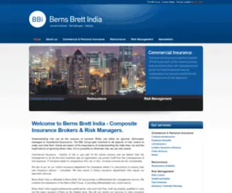 Bernsbrettindia.com(BBi Berns Brett India Insurance) Screenshot