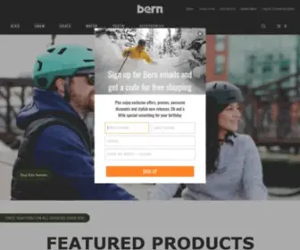 Bernunlimited.com(Bern Helmets) Screenshot