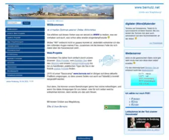 Bernutz.net(Web-Visitenkarte Familie Bernutz, Magdeburg) Screenshot