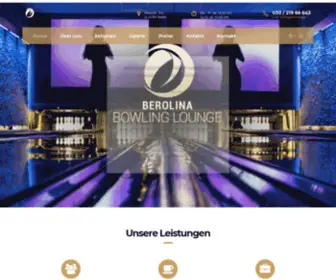 Berolina-Bowling.de(Berlin Schöneberg) Screenshot