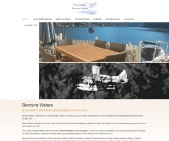 Berowrawaterslodge.com.au(Berowra Waters) Screenshot