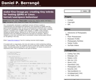 Berrange.com(Berrangé) Screenshot