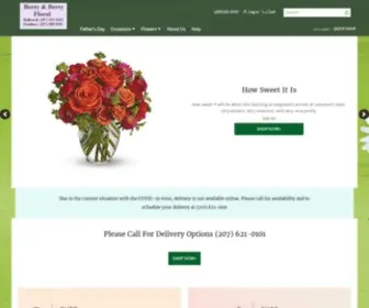 Berryandberryfloral.com(Hallowell Florist) Screenshot