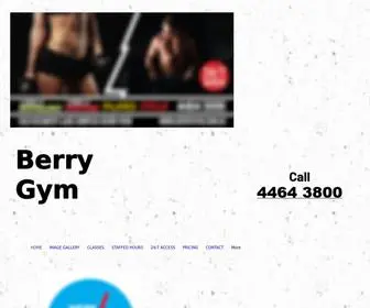 Berrygym.com.au(The Berry Gym) Screenshot