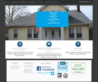 Berryhillrealty.net(Charlotte Homes for Lease or Rent) Screenshot