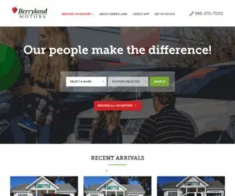 Berrylandmotors.com(Berryland Motors) Screenshot