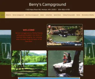 Berryscamp.com(Berry's Campground) Screenshot